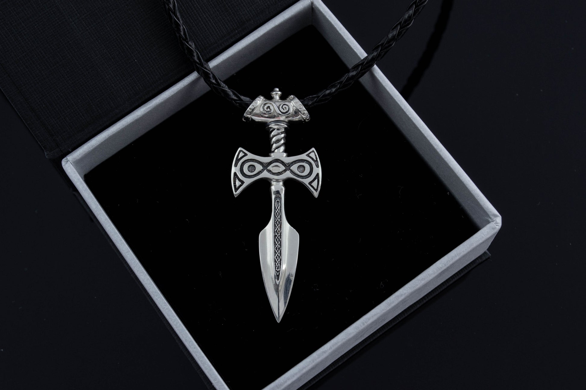 {{jewelry_for_geeks}} - {{ GameFanCraft}} Pendant Silver Big Amulet of Talos