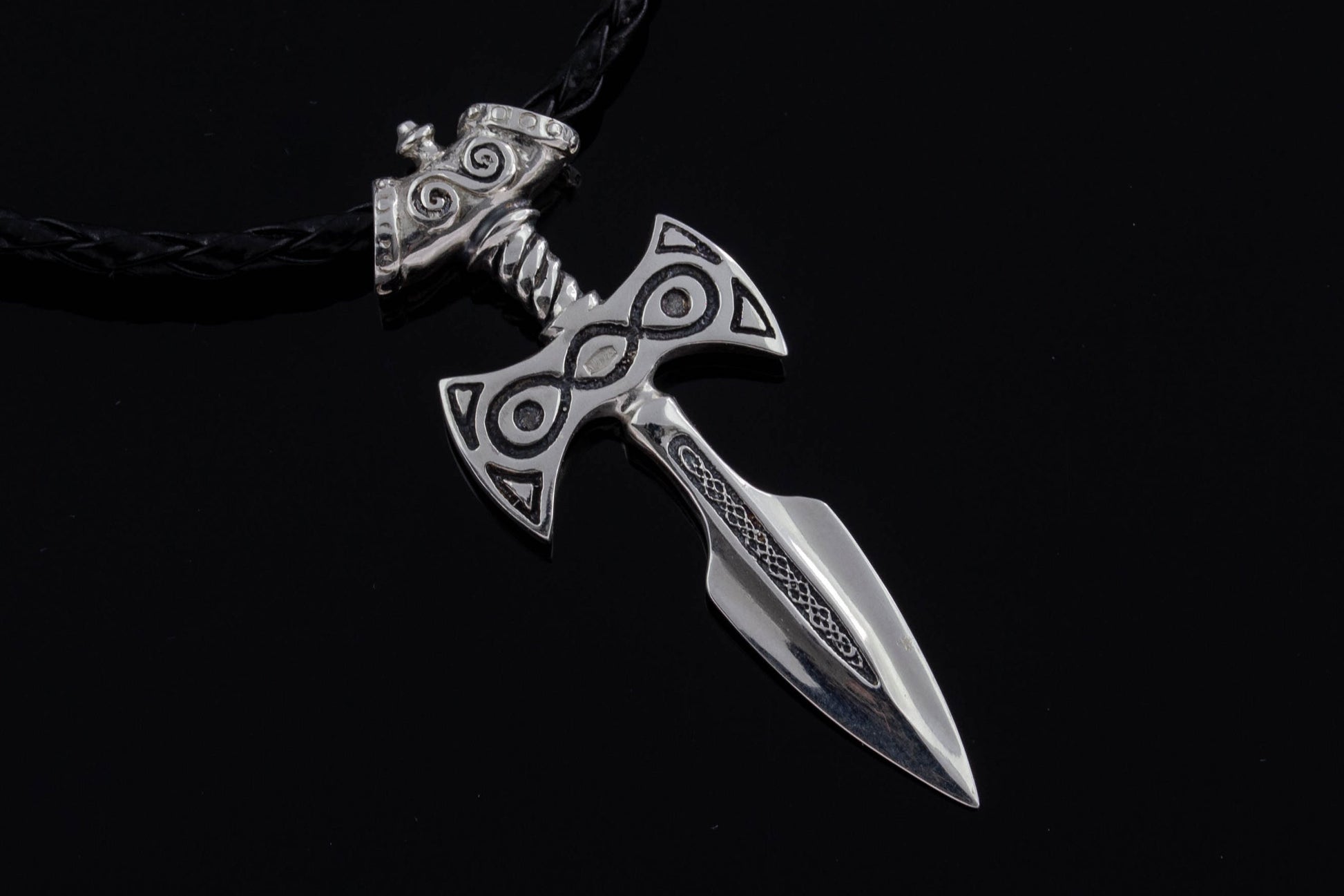 {{jewelry_for_geeks}} - {{ GameFanCraft}} Pendant Silver Big Amulet of Talos