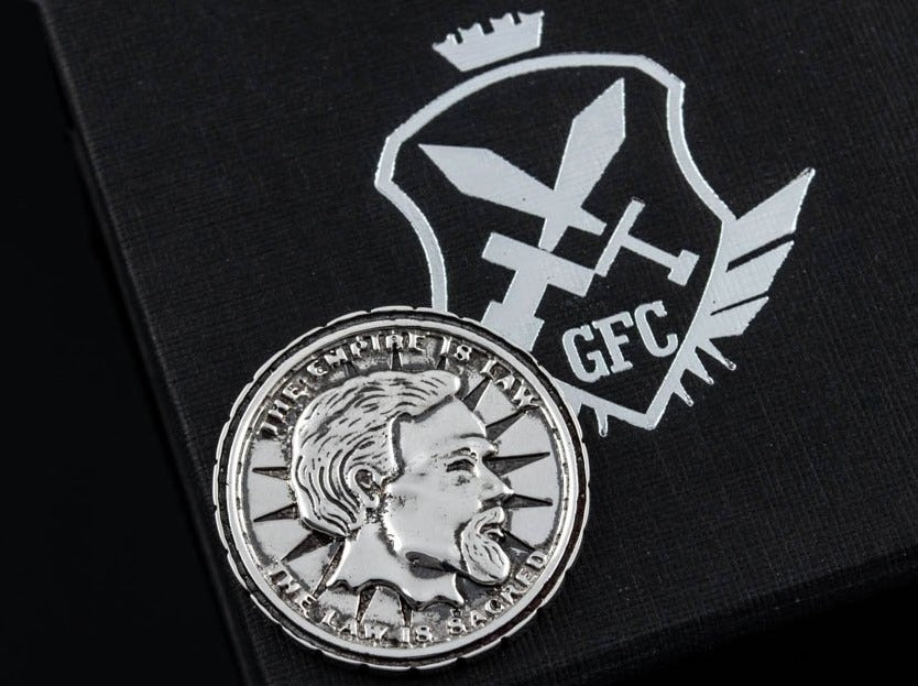 {{jewelry_for_geeks}} - {{ GameFanCraft}} Coin Silver Elder Scrolls Septim Coin