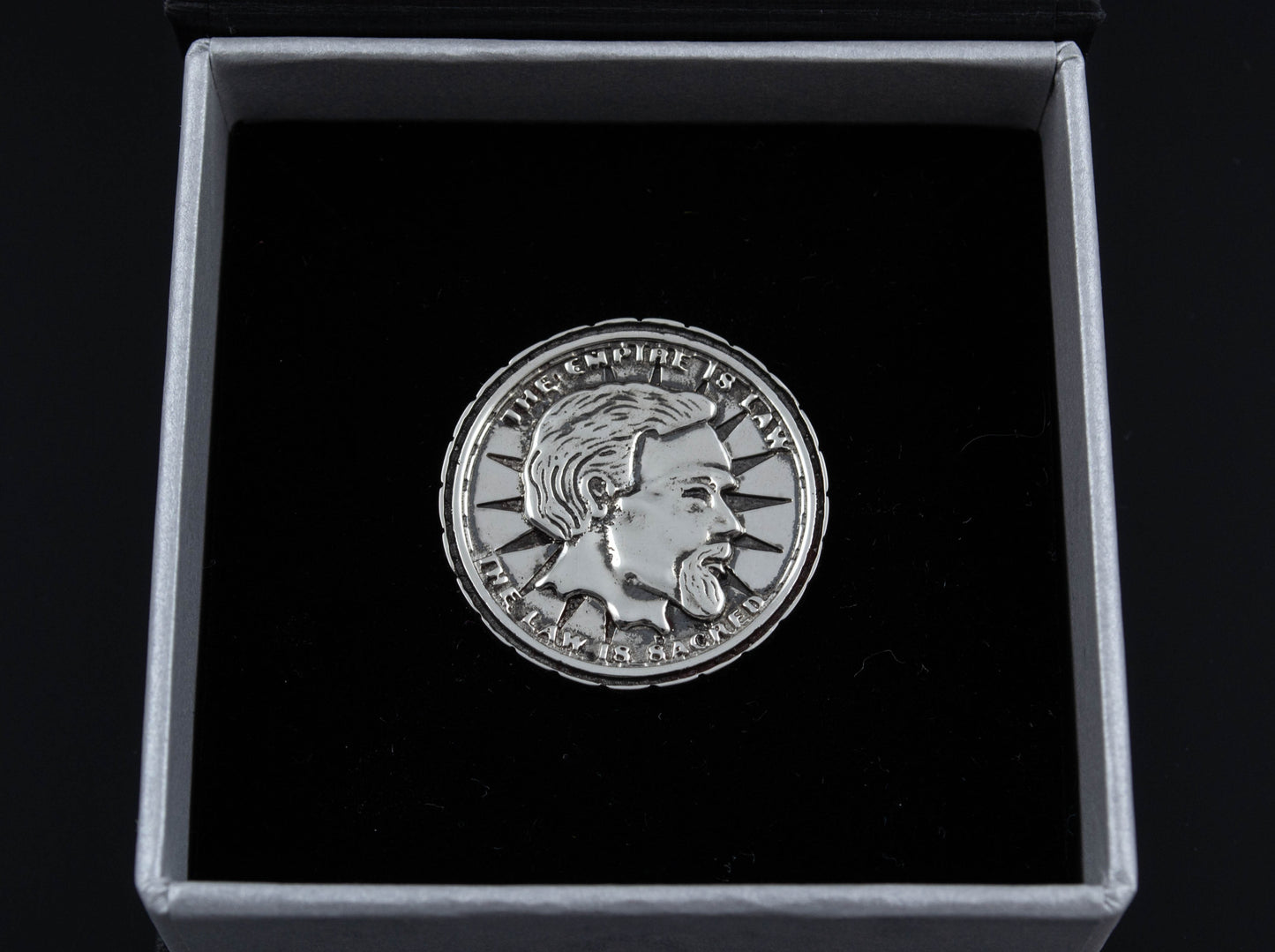 {{jewelry_for_geeks}} - {{ GameFanCraft}} Coin Silver Elder Scrolls Septim Coin