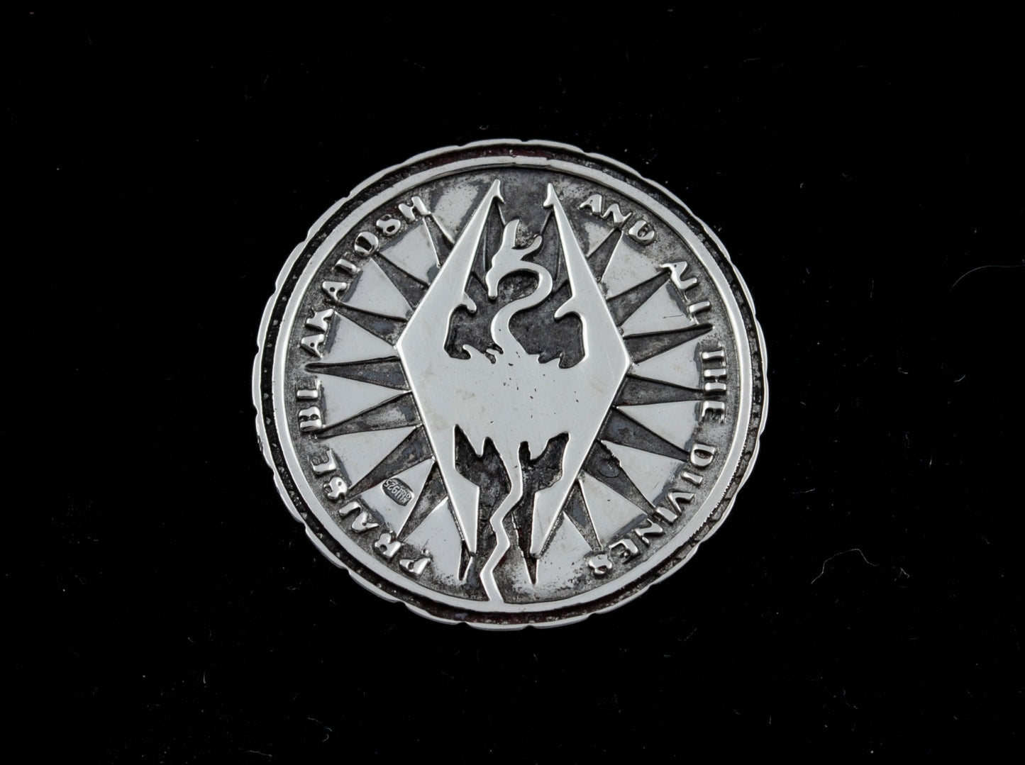 {{jewelry_for_geeks}} - {{ GameFanCraft}} Coin Silver Elder Scrolls Septim Coin