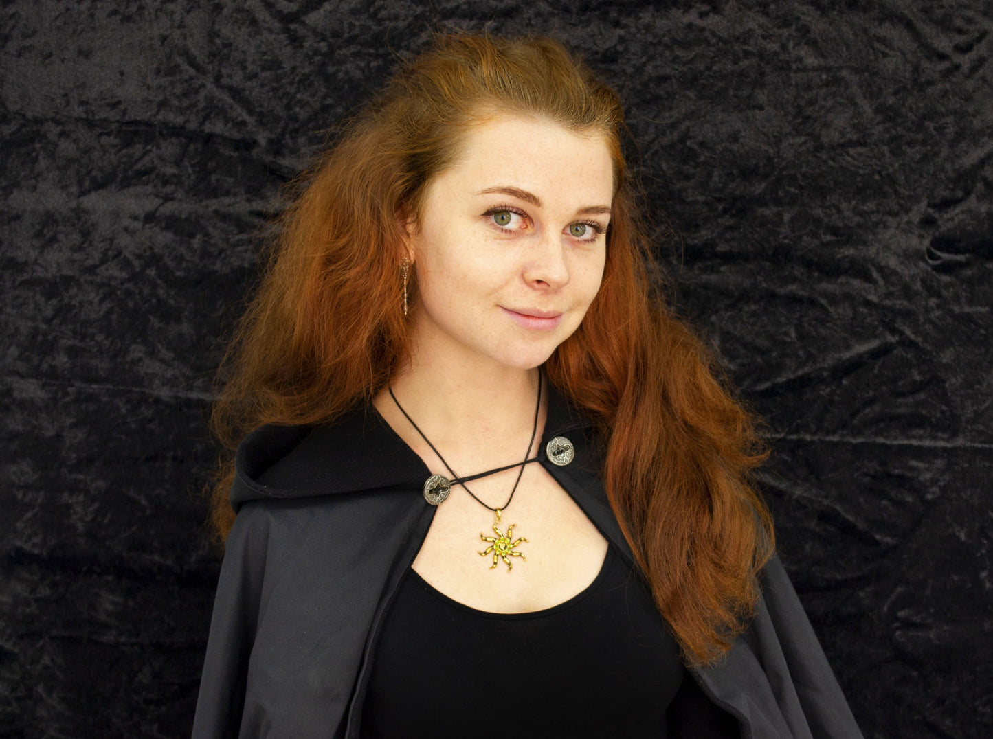 {{jewelry_for_geeks}} - {{ GameFanCraft}} Pendant Brass Elder Scrolls Azura Star Pendant