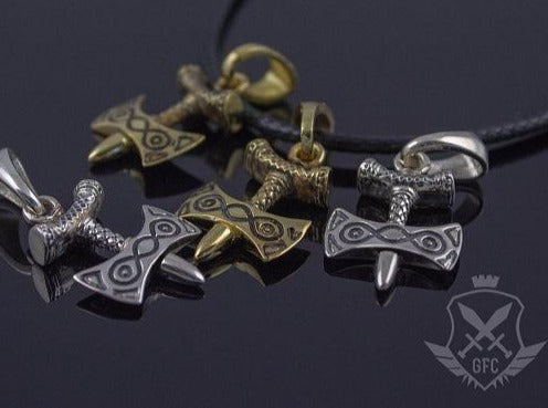 {{jewelry_for_geeks}} - {{ GameFanCraft}} Pendant Brass Amulet of Talos Pendant from TES World