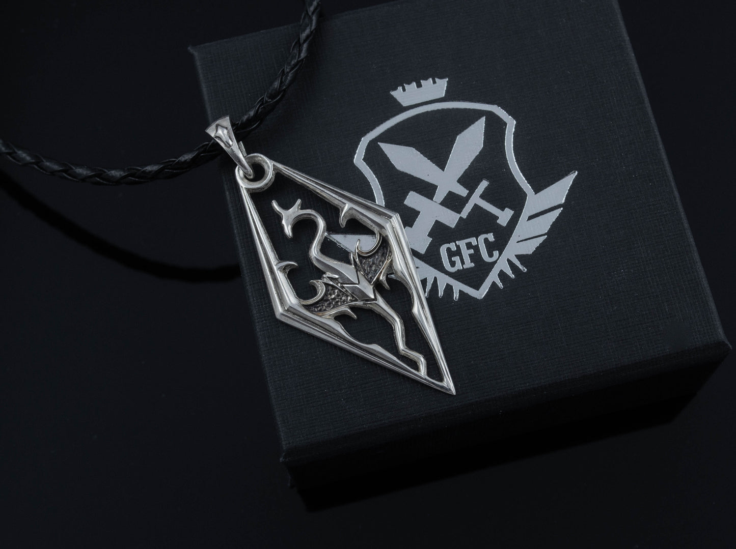{{jewelry_for_geeks}} - {{ GameFanCraft}} Pendant Brass Imperial Dragon Pendant