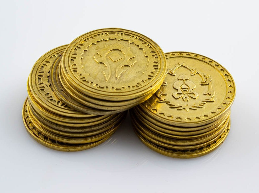 {{jewelry_for_geeks}} - {{ GameFanCraft}} Coin Brass Horde vs Alliance choice coin