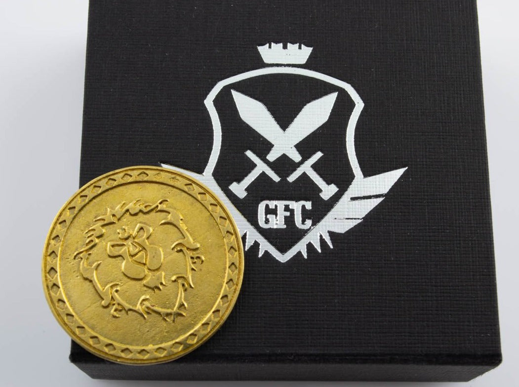 {{jewelry_for_geeks}} - {{ GameFanCraft}} Coin Silver Horde vs Alliance choice coin