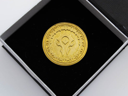 {{jewelry_for_geeks}} - {{ GameFanCraft}} Coin Brass Horde vs Alliance choice coin
