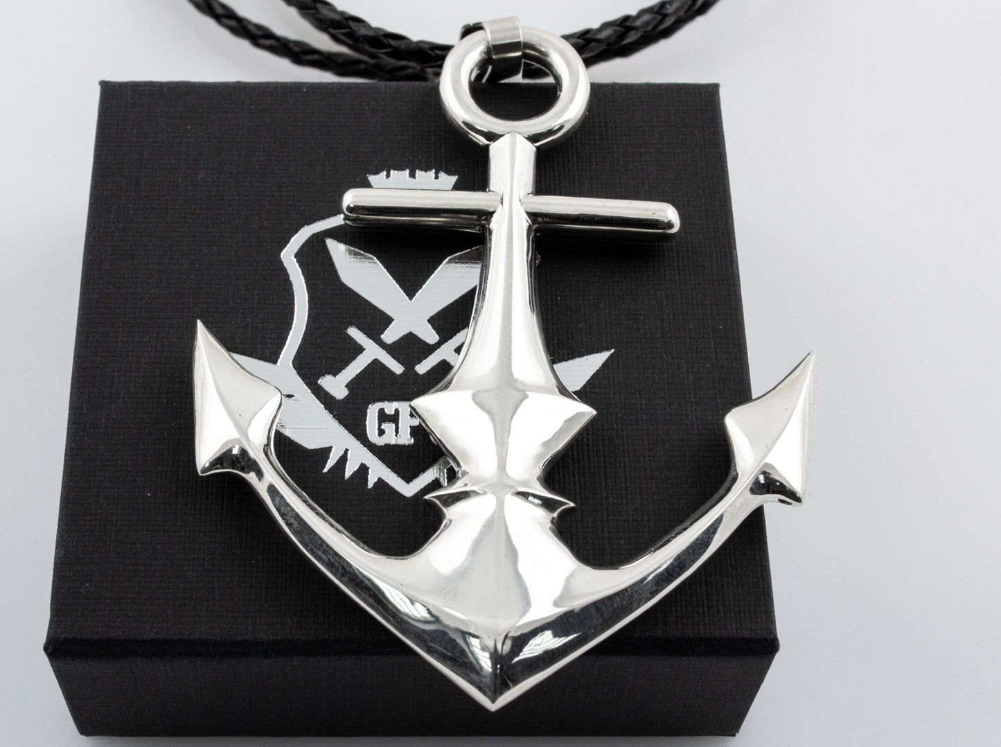 {{jewelry_for_geeks}} - {{ GameFanCraft}} Pendant Big Silver World of Warcraft Alliance Jaina Anchor Pendant