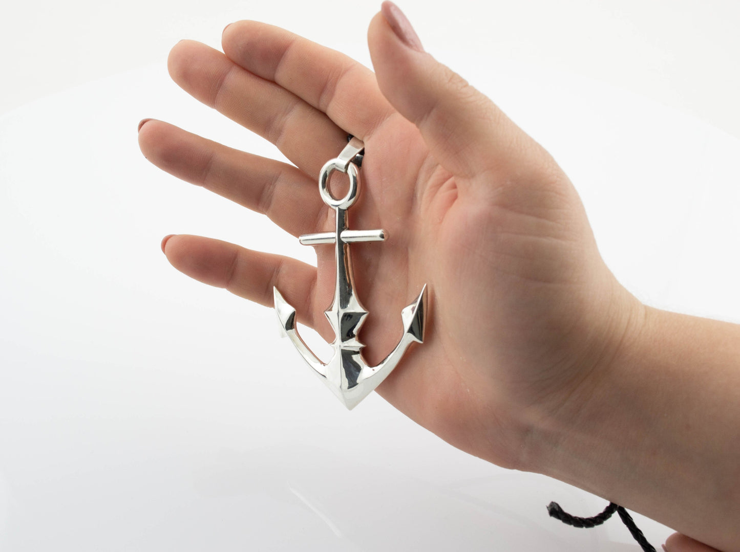 {{jewelry_for_geeks}} - {{ GameFanCraft}} Pendant Big Silver World of Warcraft Alliance Jaina Anchor Pendant