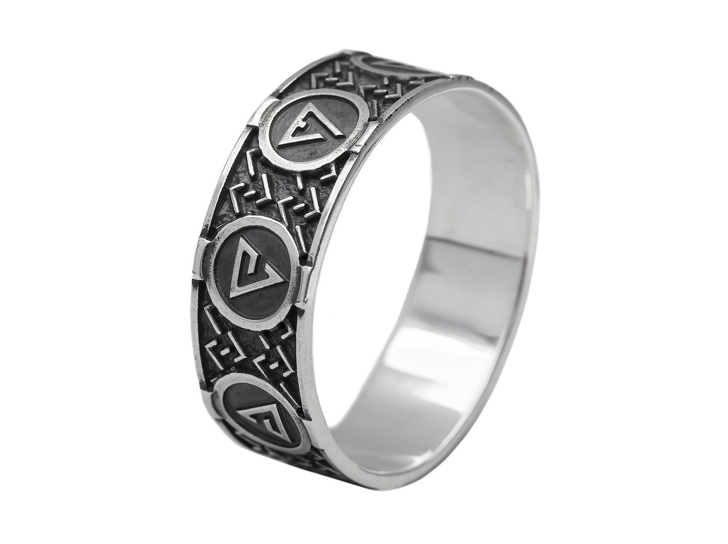 {{jewelry_for_geeks}} - {{ GameFanCraft}} Ring Silver Witcher's Signs Ring