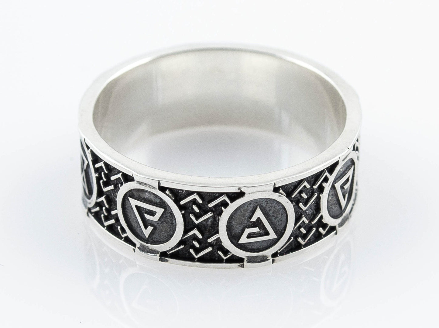 {{jewelry_for_geeks}} - {{ GameFanCraft}} Ring Silver Witcher's Signs Ring