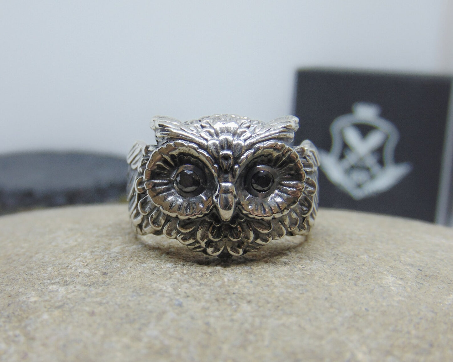 {{jewelry_for_geeks}} - {{ GameFanCraft}} Rings Silver Owl ring