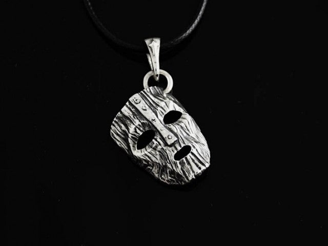 {{jewelry_for_geeks}} - {{ GameFanCraft}} Pendant Silver Loki mask pendant