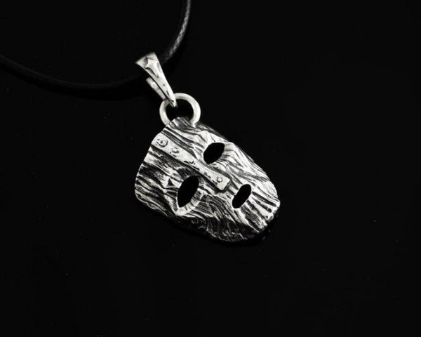 {{jewelry_for_geeks}} - {{ GameFanCraft}} Pendant Silver Loki mask pendant