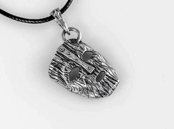 {{jewelry_for_geeks}} - {{ GameFanCraft}} Pendant Silver Loki mask pendant