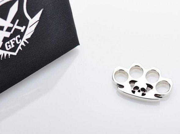 {{jewelry_for_geeks}} - {{ GameFanCraft}} Pendant Silver Bikers Knuckles Necklace