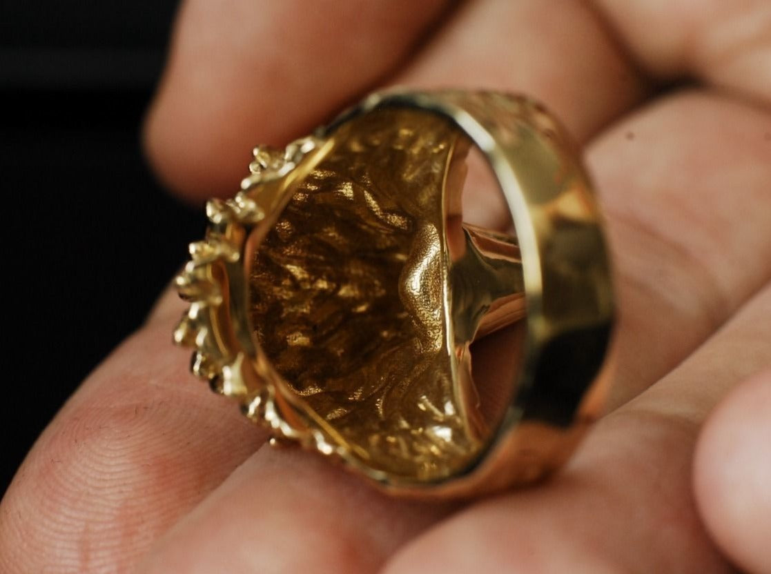 {{jewelry_for_geeks}} - {{ GameFanCraft}} Ring Silver Eagle Head Ring