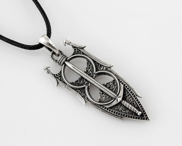 {{jewelry_for_geeks}} - {{ GameFanCraft}} Pendant Brass Elder Scrolls Amulet of Akatosh Pendant