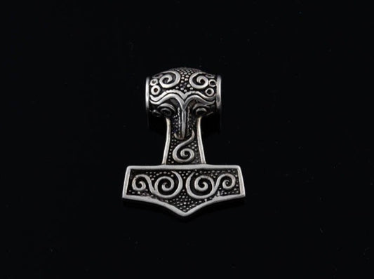 {{jewelry_for_geeks}} - {{ GameFanCraft}} Pendant Brass Viking's Thor's Hammer (Mjolnir) Pendant