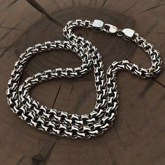 Sterling silver "Cossack Bismarck"chain
