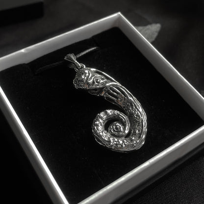 Sterling Silver One Third of Umbilical Cord pendant