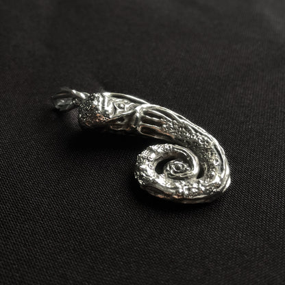 Sterling Silver One Third of Umbilical Cord pendant