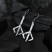 Sterling Silver Hunter's Mark Earrings
