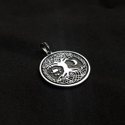 Sterling Silver Yggdrasil Pendant