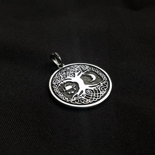 Sterling Silver Yggdrasil Pendant
