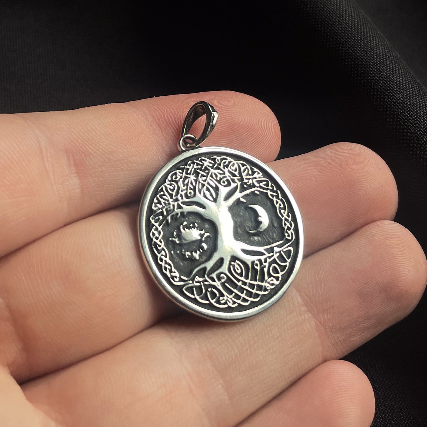 Sterling Silver Yggdrasil Pendant