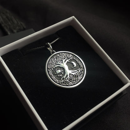 Sterling Silver Yggdrasil Pendant