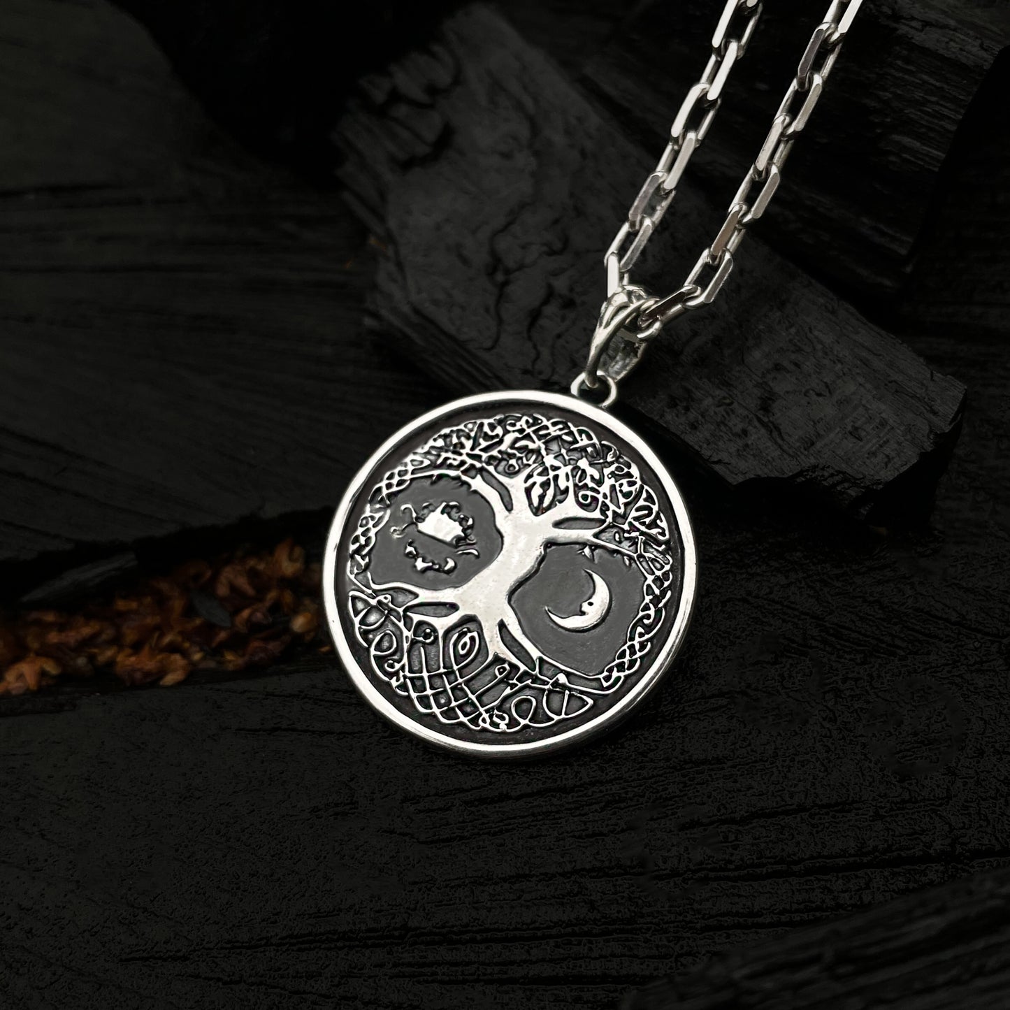 Sterling Silver Yggdrasil Pendant