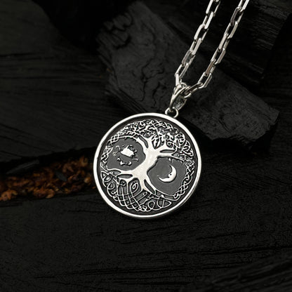 Sterling Silver Yggdrasil Pendant