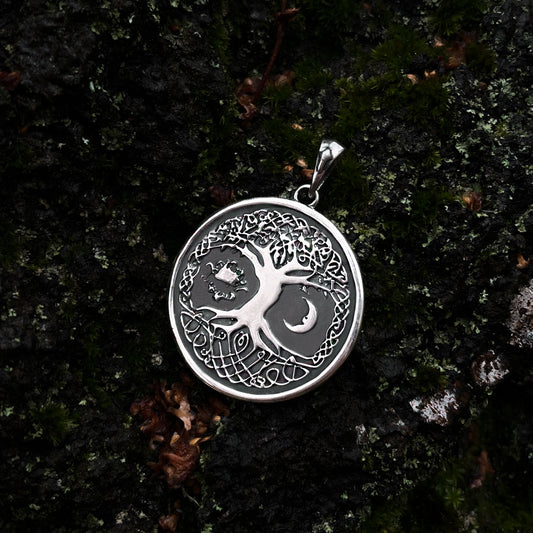 Sterling Silver Yggdrasil Pendant
