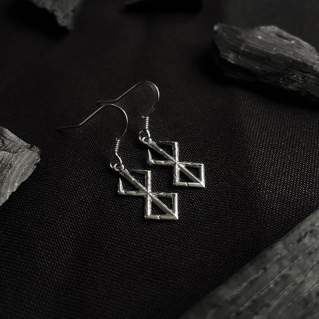Sterling Silver Brand of Sacrifice earrings