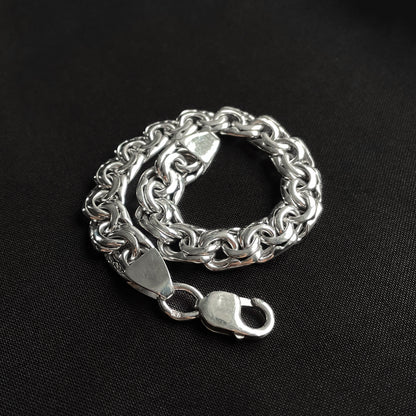 Men's silver Chunky Bismark bracelet