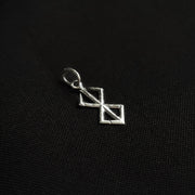 Sterling Silver Small Brand of Sacrifice Pendant