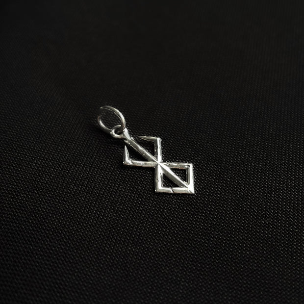 Sterling Silver Small Brand of Sacrifice Pendant