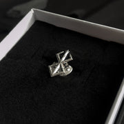 Sterling Silver Small Brand of Sacrifice Pin