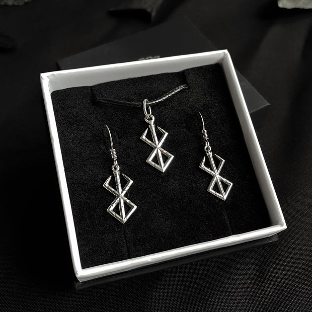 Sterling Silver Small Brand of Sacrifice Pendant
