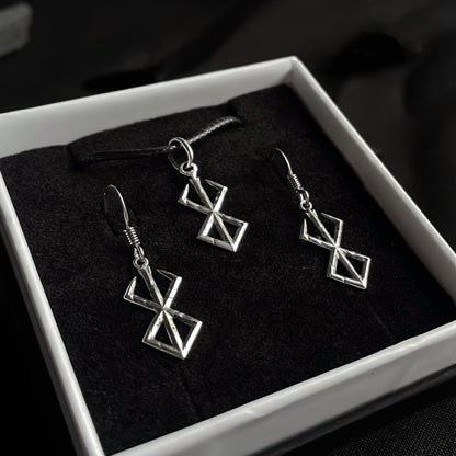 Sterling Silver Small Brand of Sacrifice Pendant