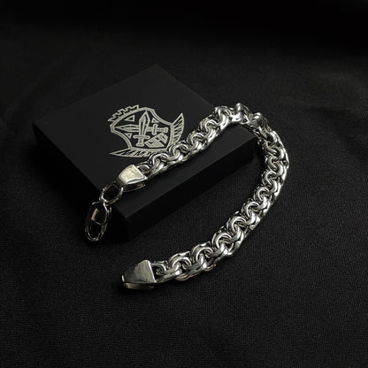 Men's silver Chunky Bismark bracelet