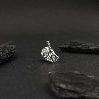 Sterling Silver Small Hunter's Mark Pin
