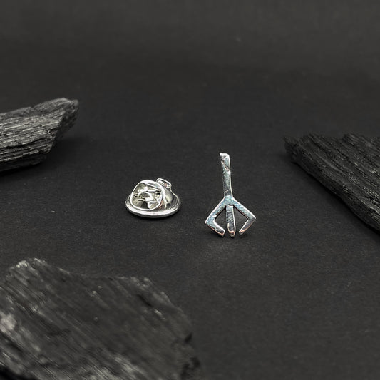 Sterling Silver Small Hunter's Mark Pin