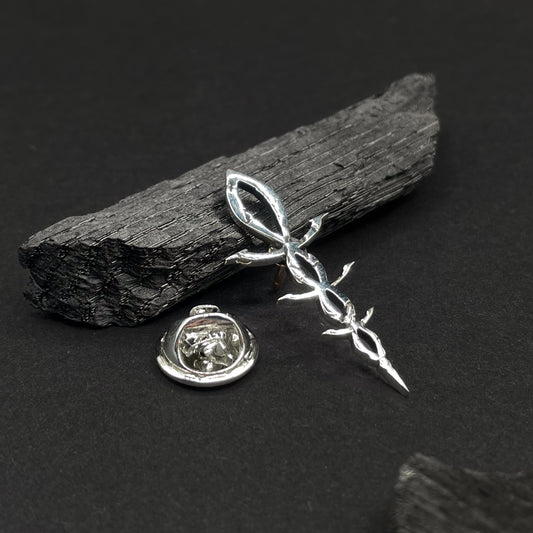 Sterling Silver Corruption Rune Pin
