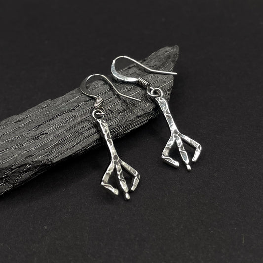 Sterling Silver Small Hunter's Mark Earrings