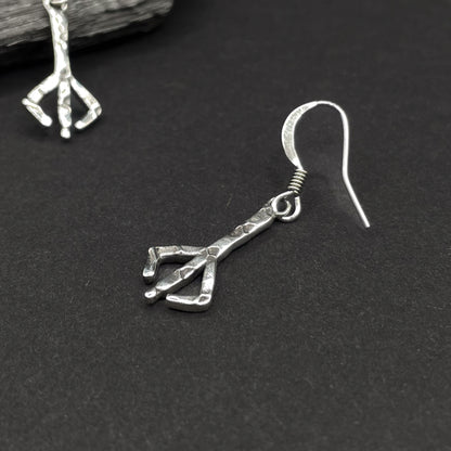 Sterling Silver Small Hunter's Mark Earrings