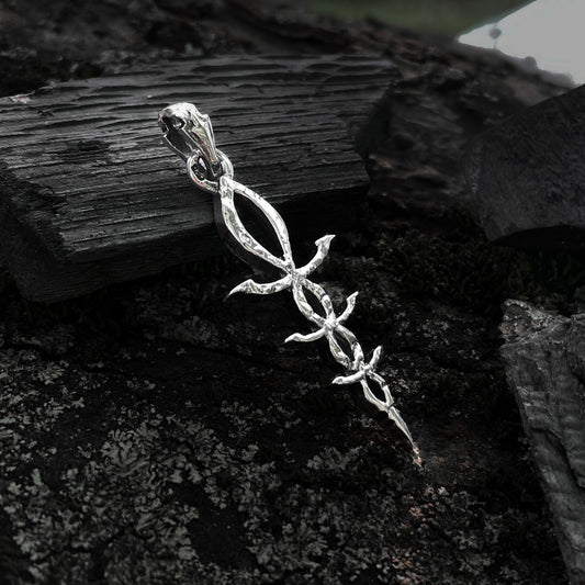 Silver Bloodborne Hunter Byrgenwerth Rune Oath Corruption Pendant