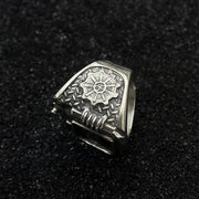 Sterling silver Pip-Boy ring