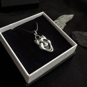 Sterling Silver Theatre Comedy Mask Pendant
